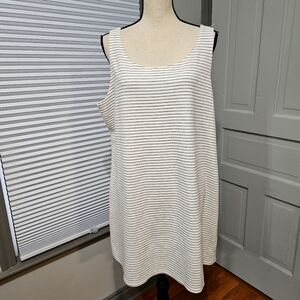 LOGO by Lori Goldstein Striped Tunic Swing Tank
